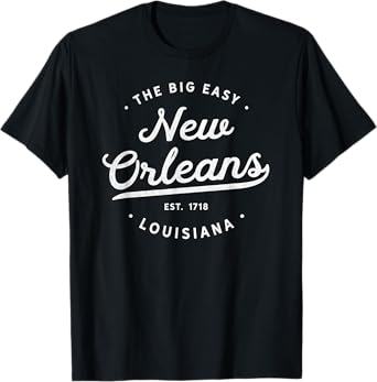 Classic Retro Vintage New Orleans Louisiana Big Easy NOLA T-Shirt