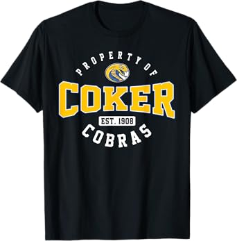 Property of Coker College University Cobras Vintage Design T-Shirt