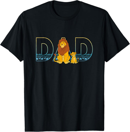 Disney The Lion King Simba and Mufasa Dad T-Shirt