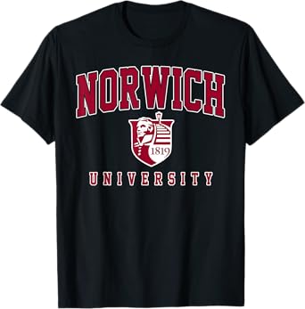 Norwich University Arch Vintage Sports Design Men Women T-Shirt
