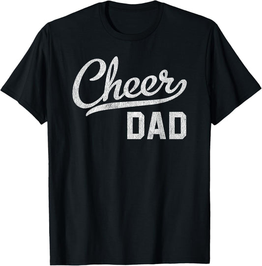 Cheer Dad Proud Cheerleading Dad Gift T-Shirt