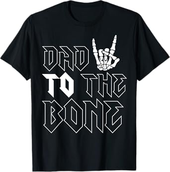 Halloween Dad To The Bone Funny Skeleton Fathers Day Men T-Shirt