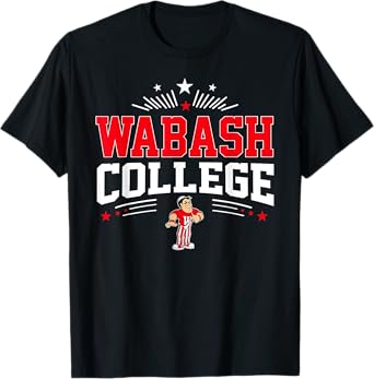 Wabash College Arch Vintage Design for Men Women T-Shirt