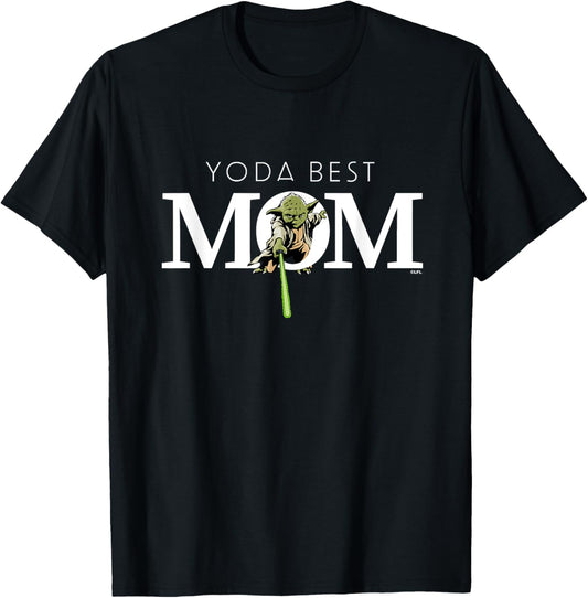 Star Wars Yoda Best Mom Lightsaber Mother’s Day Gift T-Shirt