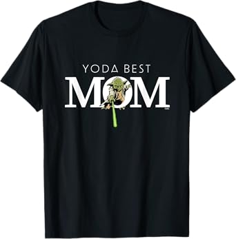 Star Wars Yoda Best Mom Lightsaber Mother’s Day Gift T-Shirt
