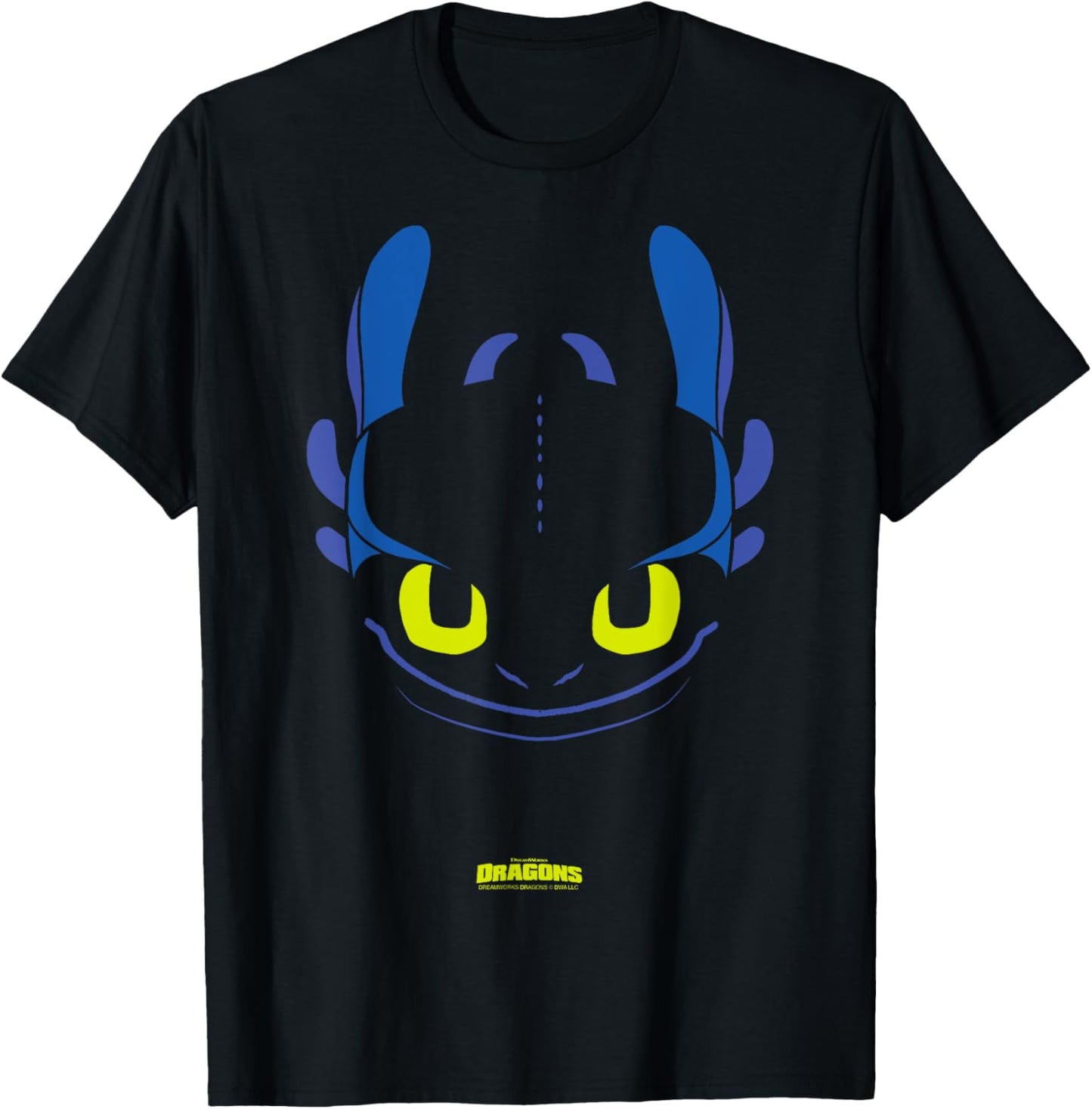 Toothless Night Fury Big Face Costume T-Shirt