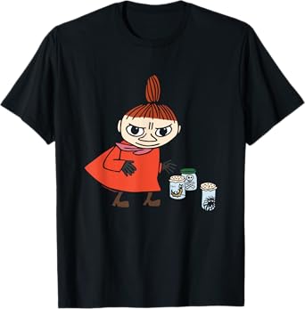 Moomin Little My Playing With Creepy Crawlies Spooky T-Shirt