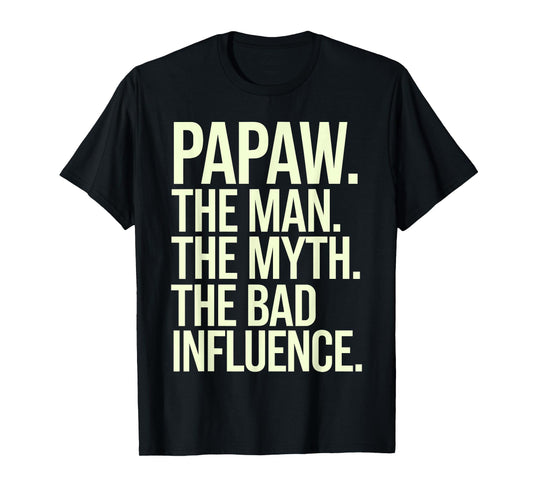 Funny Papaw Art For Grandpa Grandfather From Grandkids Papaw T-Shirt