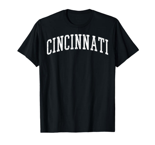 Cincinnati Vintage Designs For Men Women T-Shirt
