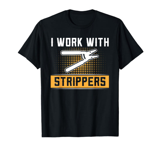 Funny Electronics Electrician Electrical Engineer Dad Humor T-Shirt