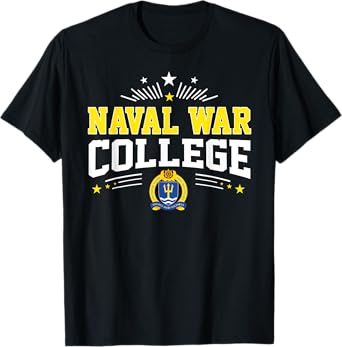 Naval War College Arch Vintage Design for Men Women T-Shirt