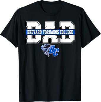 Brevard Tornados College Dad Father Arch Vintage Design Men T-Shirt