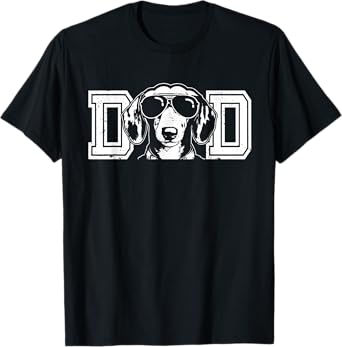 Dachshund Dog Owner For Men Dachshund Dad Father's Day T-Shirt