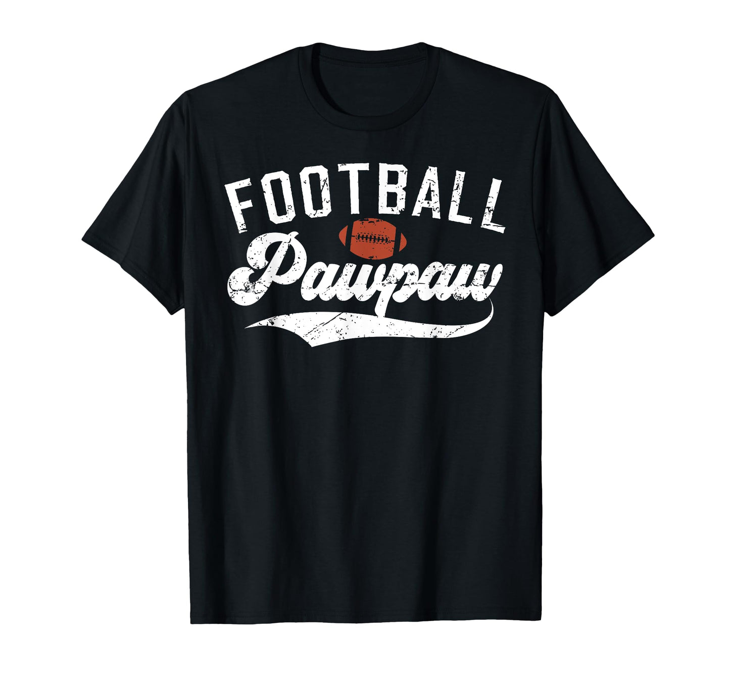 Football Pawpaw Grandpa Pawpaw Of A Football Player Pawpaw T-Shirt