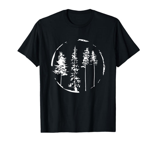 Christmas Pine Forest, Pine Trees T-Shirt