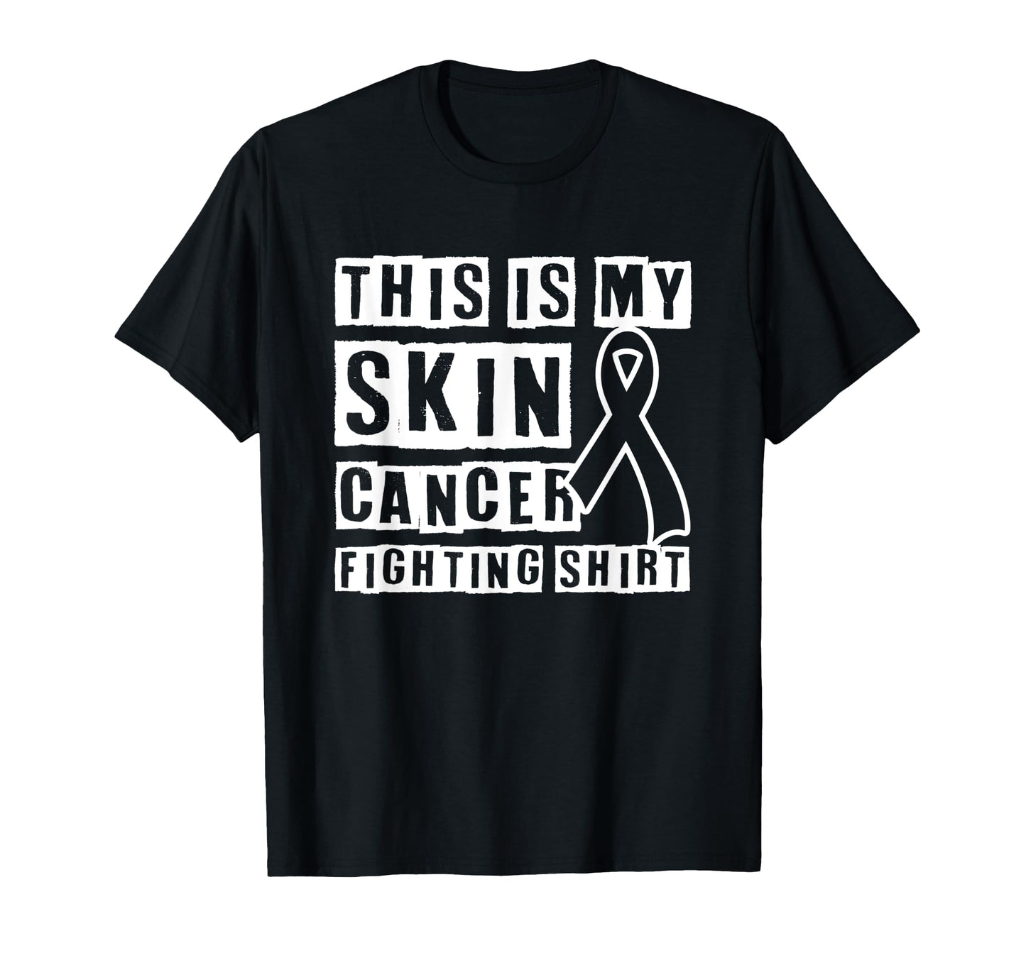 Skin Cancer Outfit Melanoma Awareness Chemotherapy Fighter T-Shirt