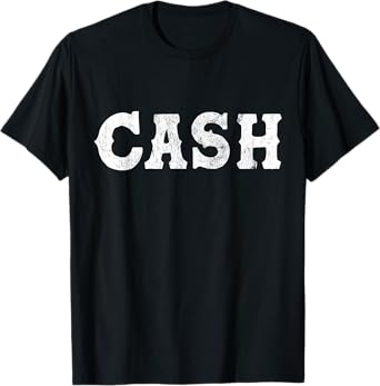 Cash Country Music Lovers Outlaw Vintage Retro Distressed T-Shirt