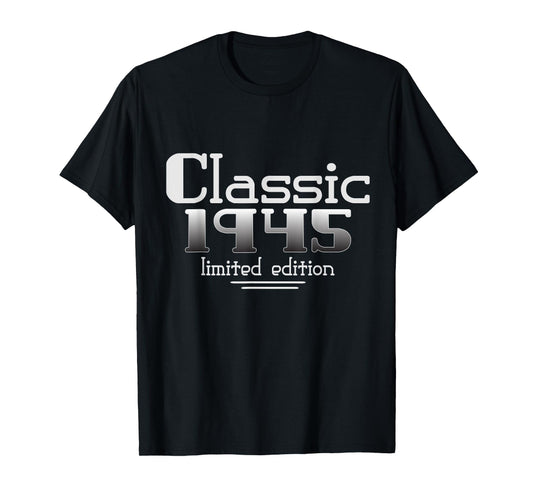 80 Year Old Classic 1945 Vintage 80th Birthday Dad Grandpa T-Shirt