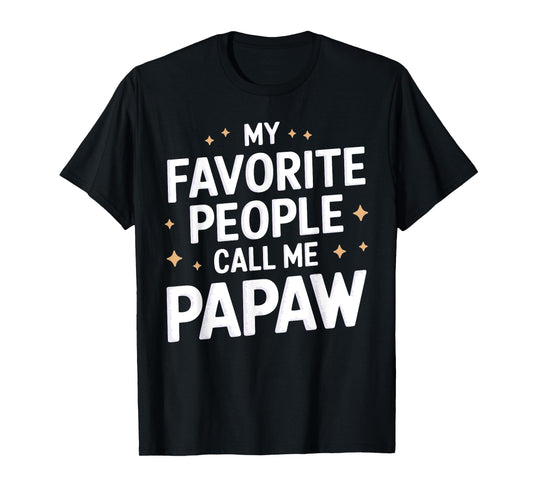 Papaw Design for Grandpa from Grandkids Father's Day Papaw T-Shirt