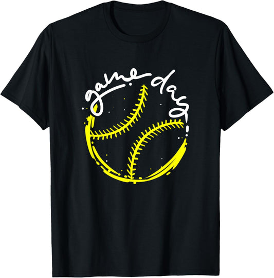 Game Day Baseball Life, Softball Life for Mom Boys Girls T-Shirt
