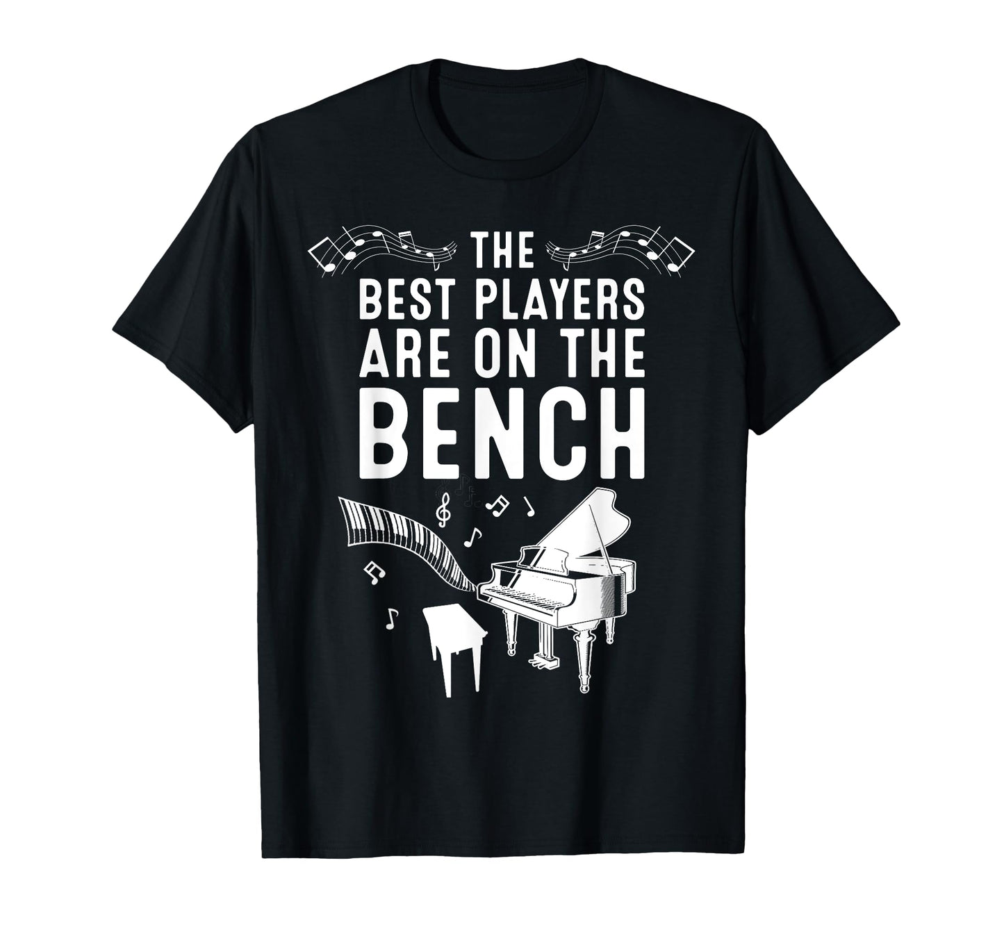 Funny Piano Novelty For Men Women Kids Music Piano Player T-Shirt