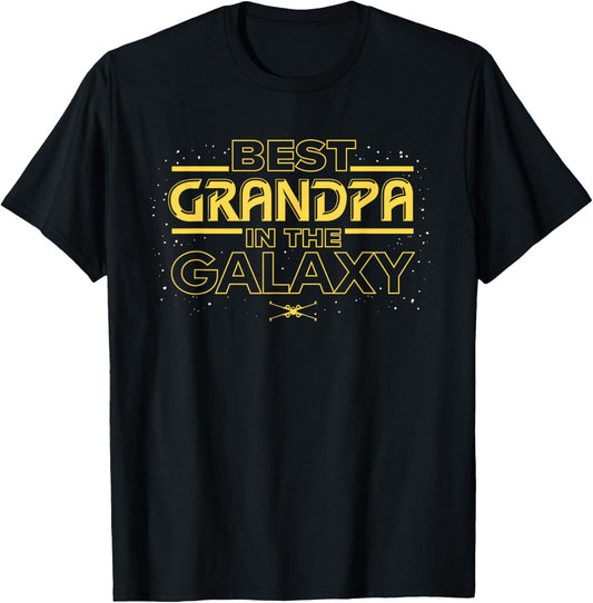 Star Wars Best Grandpa in the Galaxy Birthday Father’s Day T-Shirt