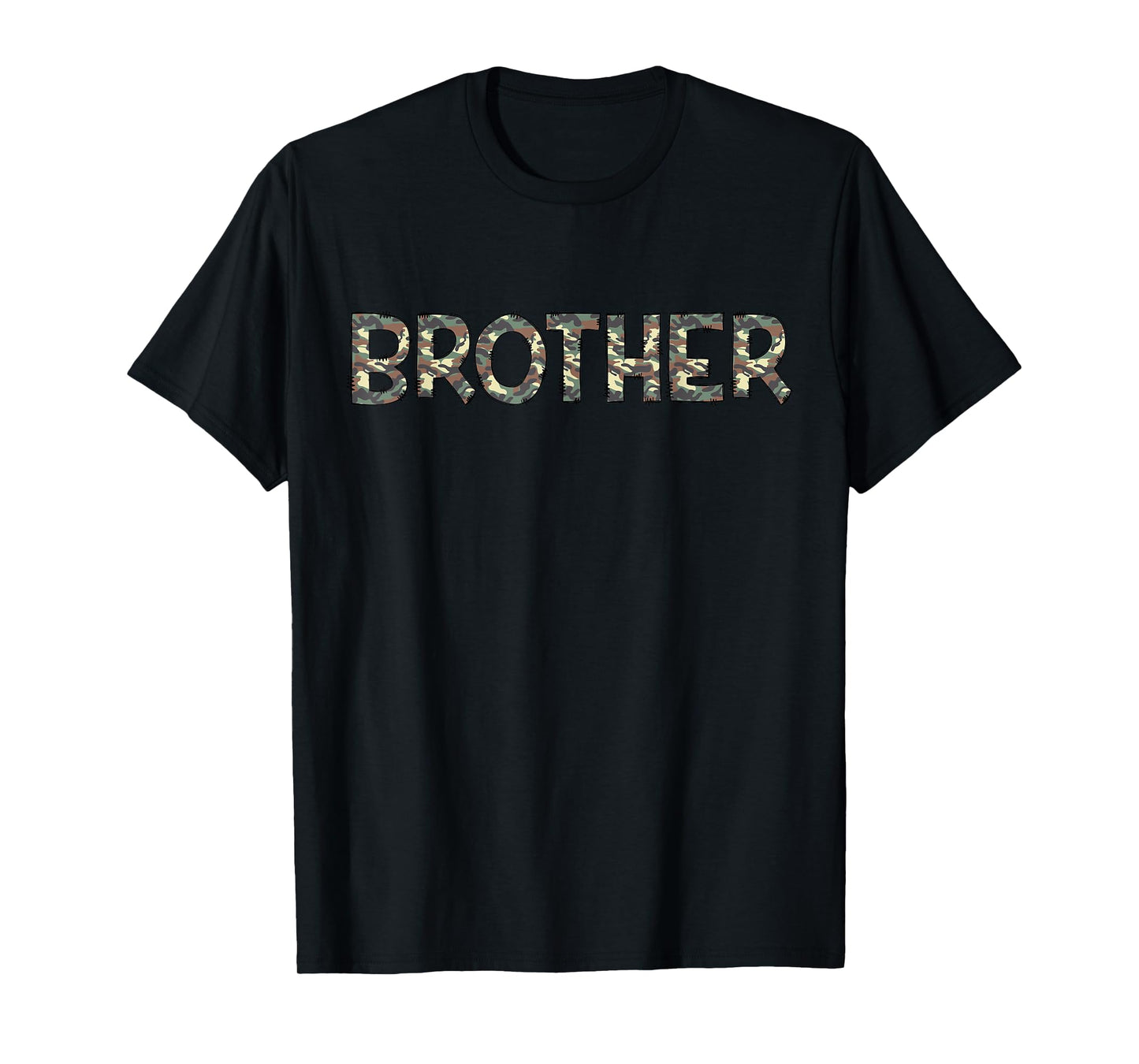 Brother Camo Hunting Camouflage Matching Birthday Family T-Shirt