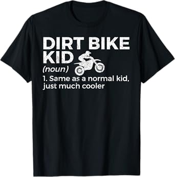 Dirt Bike Kid Definition Motocross T-Shirt