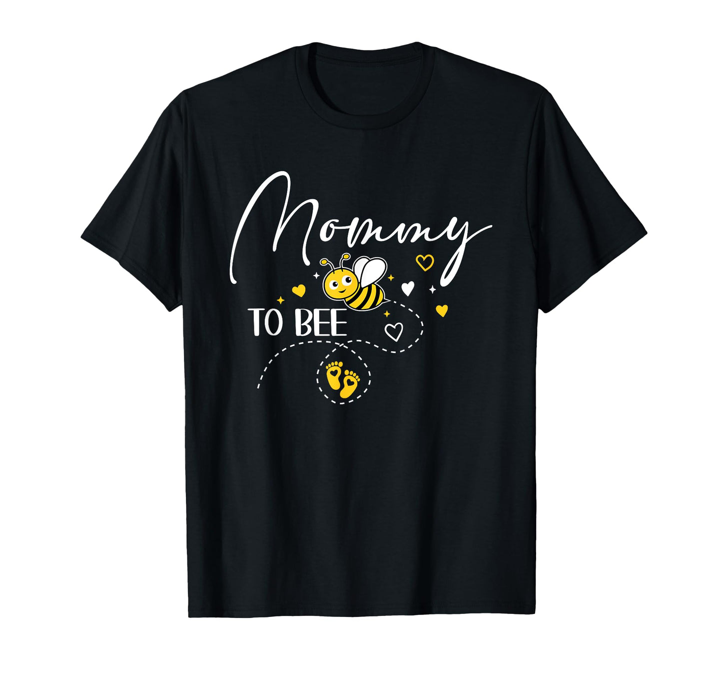 Mommy To Bee Funny Matching Family Pregnancy Announcement T-Shirt