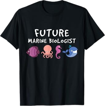Future Marine Biologist Ocean Life Enthusiast Sea Lover T-Shirt