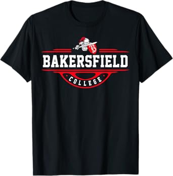 Bakersfield College Arch Vintage Design for Men Women T-Shirt