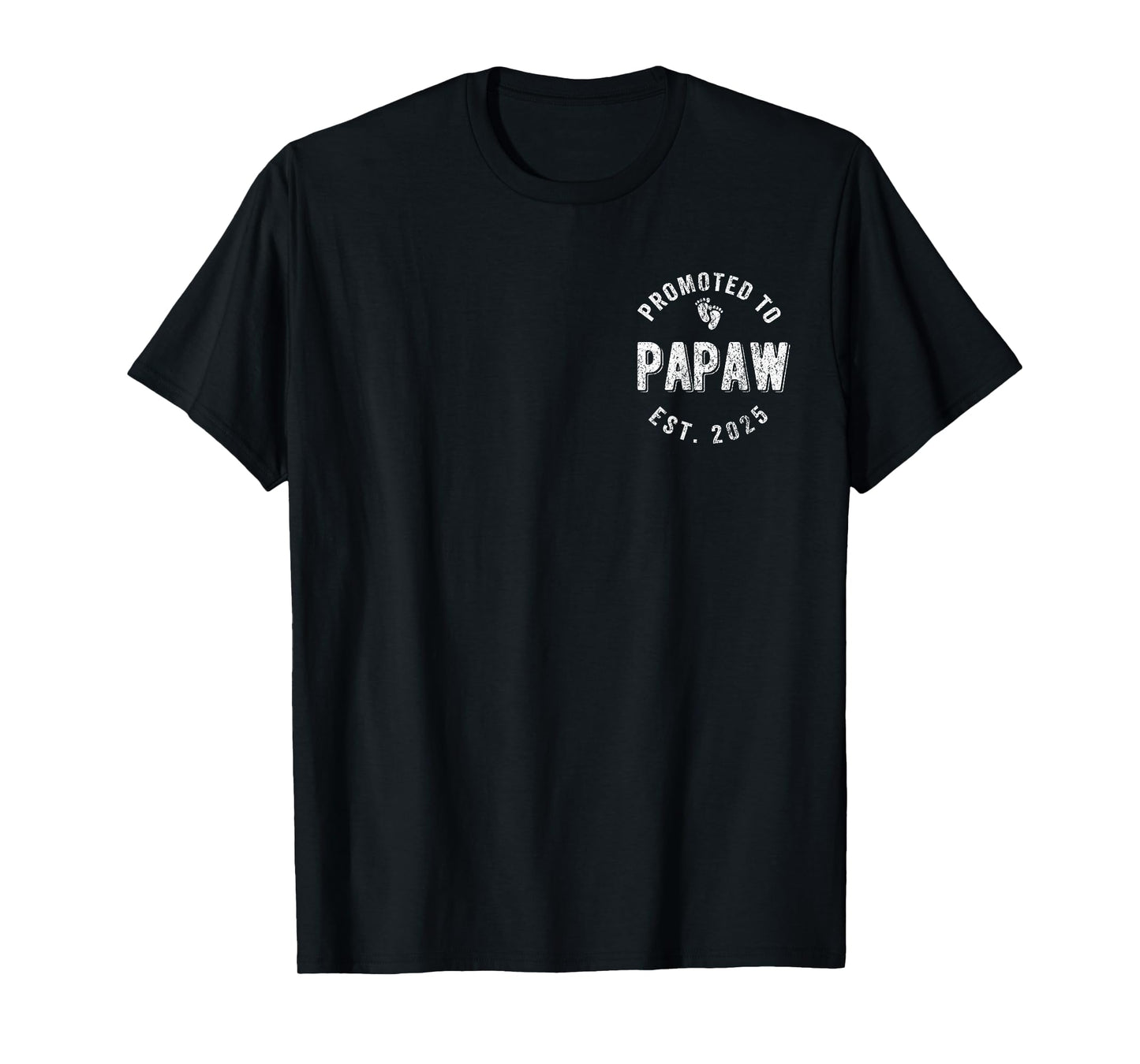 Promoted To Papaw Est. 2025 First Time Grandpa T-Shirt