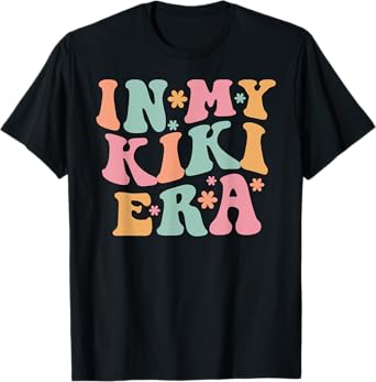 Retro Groovy In My Kiki Era Happy Mother's Day T-Shirt