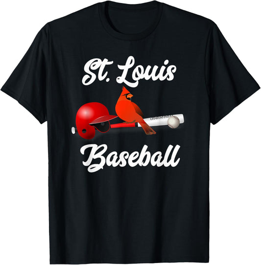 Classic St. Louis Missouri Baseball Fan Retro Vintage T-Shirt