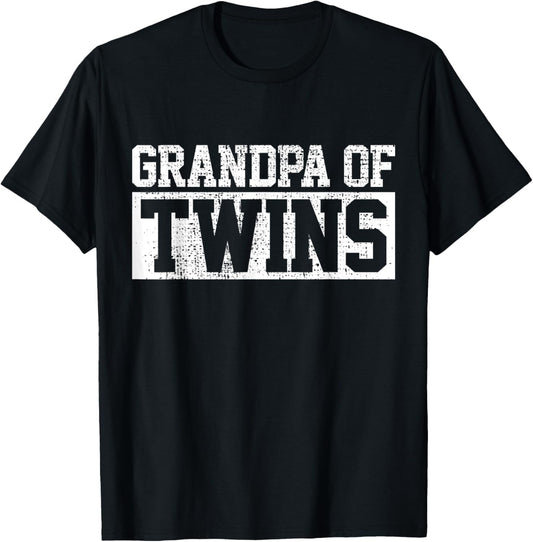 Twins Grandpa Grandfather T-Shirt