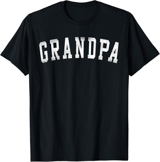 Grandpa - Classic Bold Font Father's Day Grandpa T-Shirt