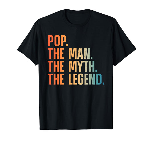 Funny Pop Design For Grandpa Grandfather From Grandkids Pop T-Shirt