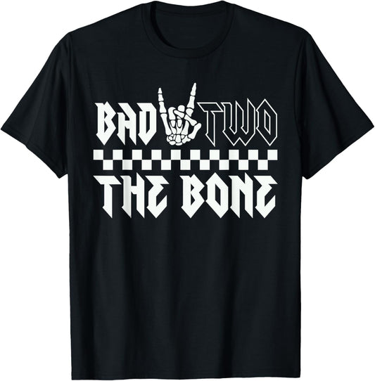 Bad Two the Bone Birthday 2 Years Old Birthday T-Shirt