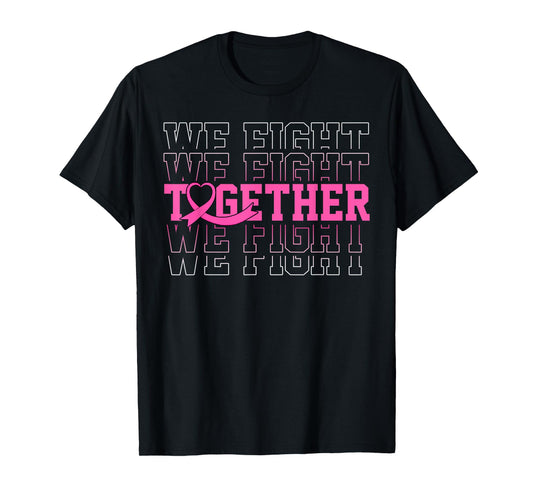 Vintage Retro Pink Ribbon Breast Cancer Awareness T-Shirt