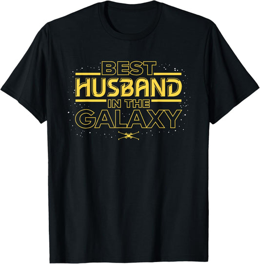 Star Wars Best Husband in the Galaxy Birthday Anniversary T-Shirt