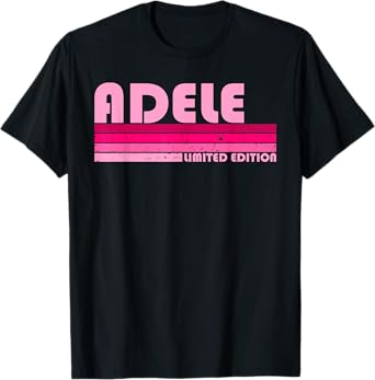 ADELE Name Personalized Retro Vintage 80s 90s Birthday T-Shirt