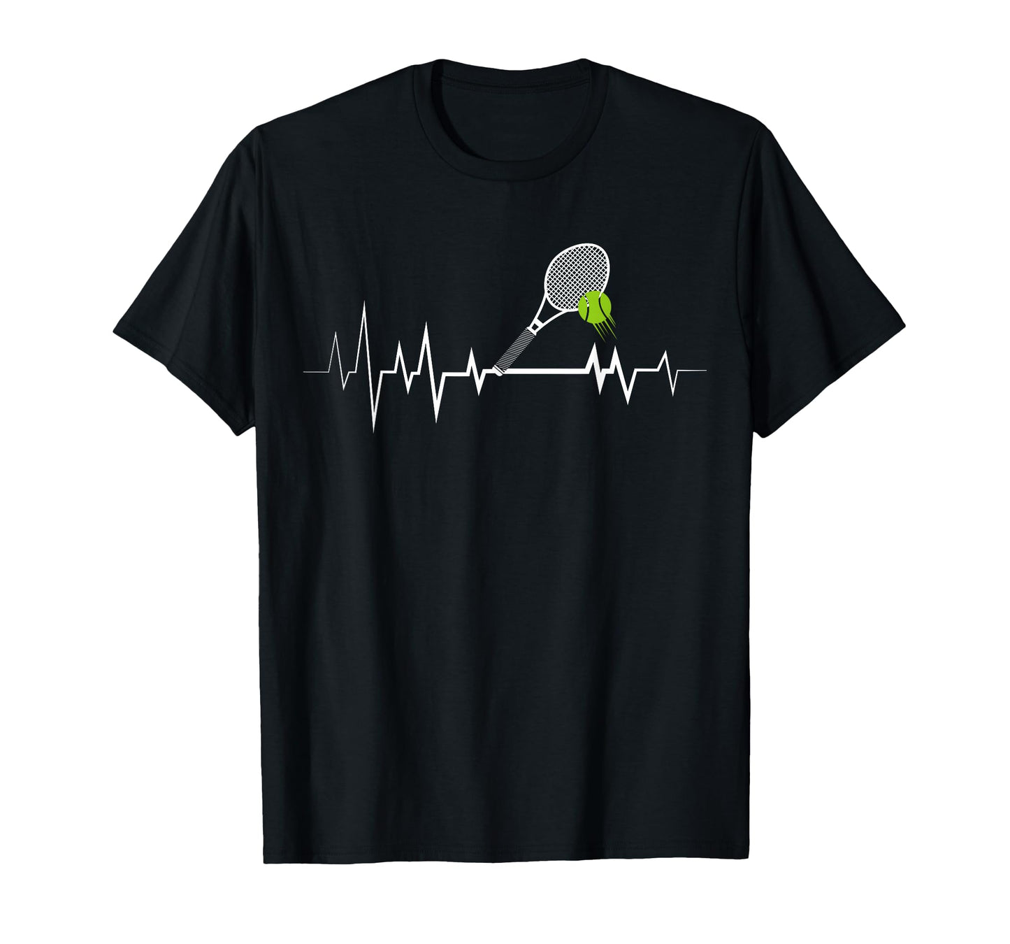 Tennis Heartbeat Shirt Sports Lover Tee T-Shirt