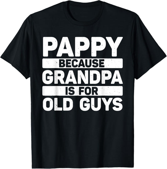 Pappy Design For Grandpa From Grandkids Father's Day Pappy T-Shirt