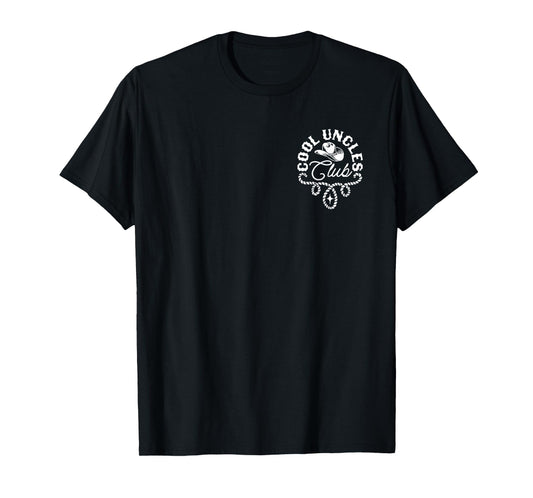 Cool Uncles Club Western Retro (Front & Back Design) T-Shirt