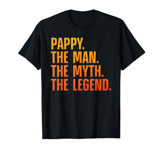 Pappy Design For Grandpa Grandfather From Grandkids Pappy T-Shirt
