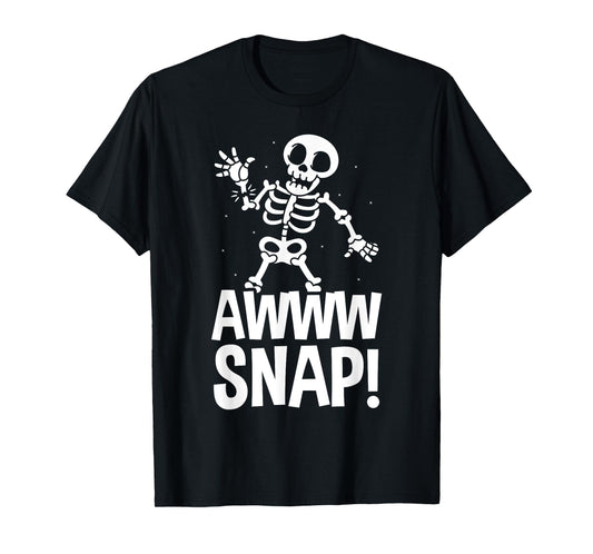 Aw Snap Broken Arm Skeleton Injury Wrist Surgery Recovery T-Shirt
