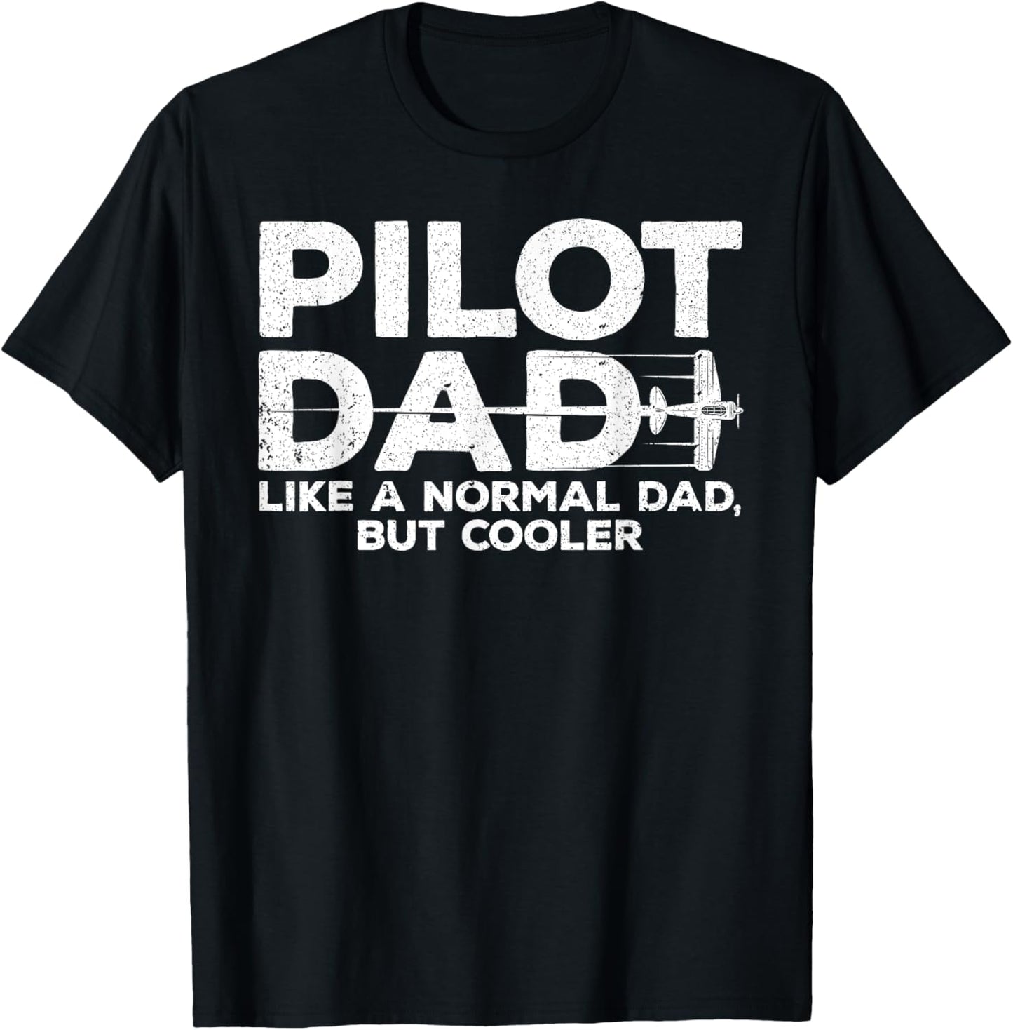 Funny Pilot Art For Dad Men Aviation Airplane Aircraft Pilot T-Shirt