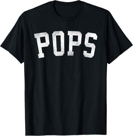 Pops - Classic Bold Font Father's Day Pops T-Shirt