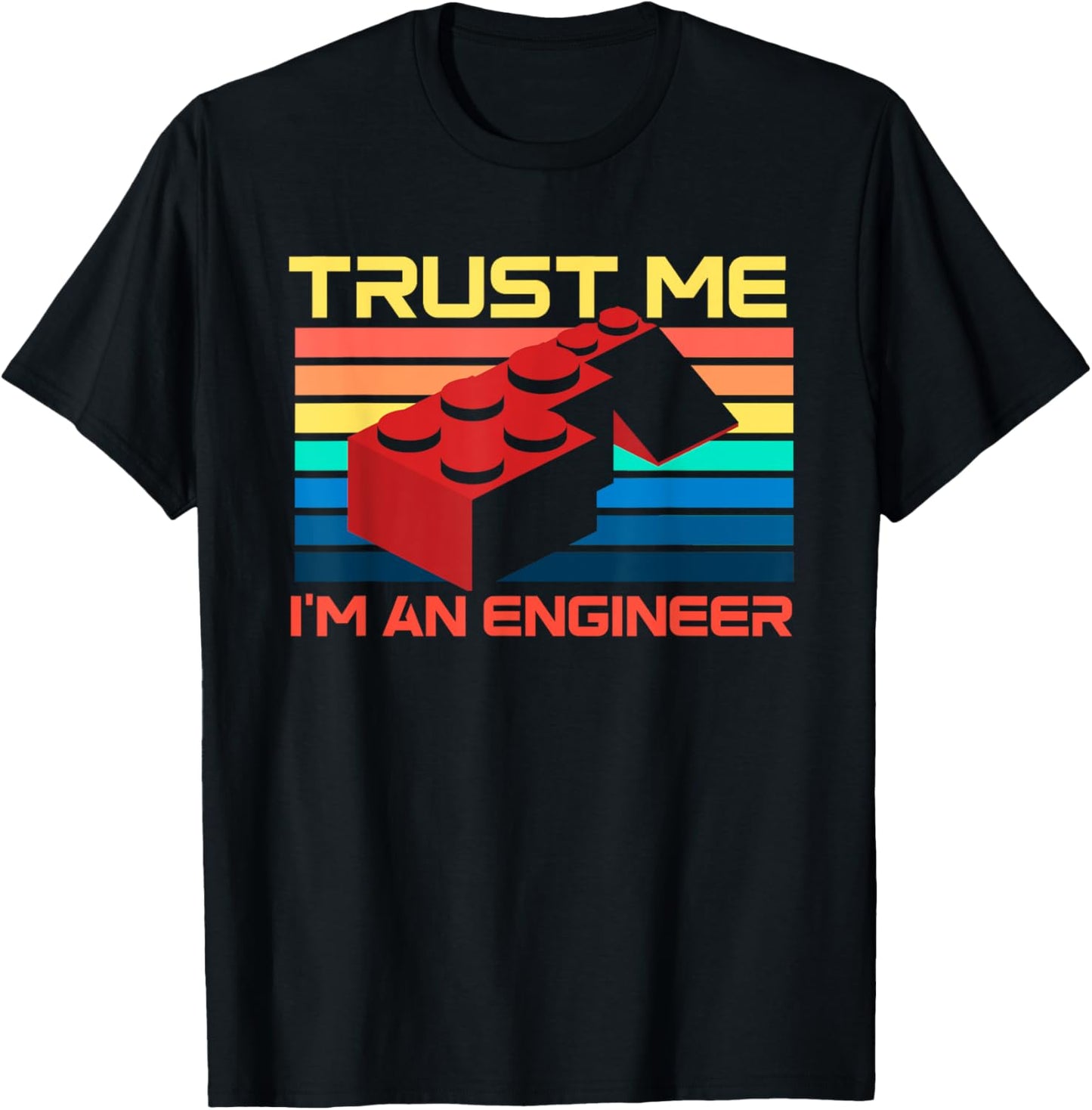 Engineer Master Builder Building Blocks Bricks Bricklayer T-Shirt