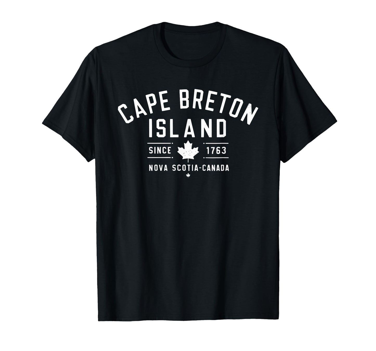 Nova Scotia Cape Breton T-Shirt | Maple Leaf Design T-Shirt